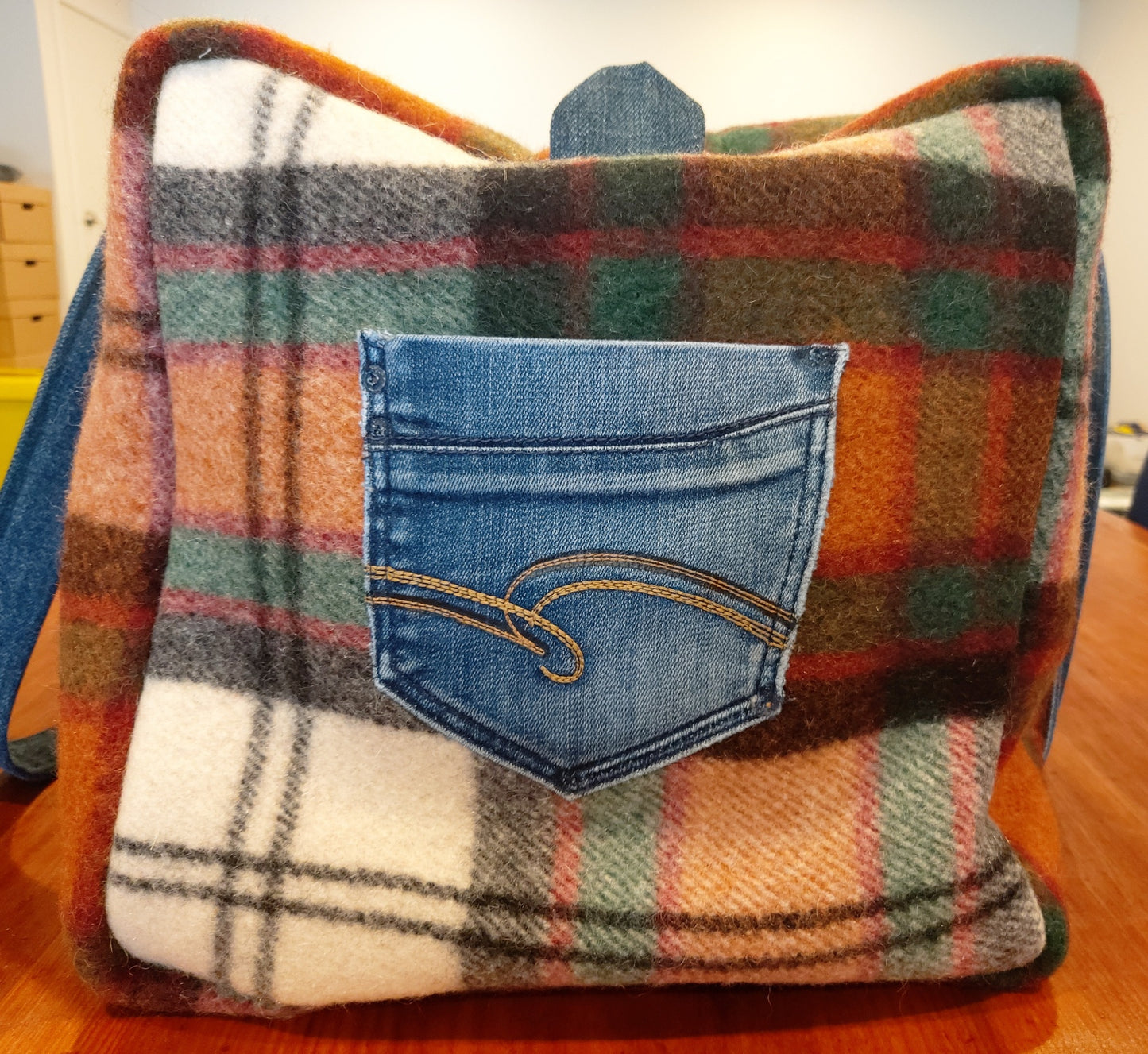 Weekend Bag - Tartan with Fringe